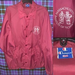 Champion Vtg M.I.T. University Windbreaker Jacket